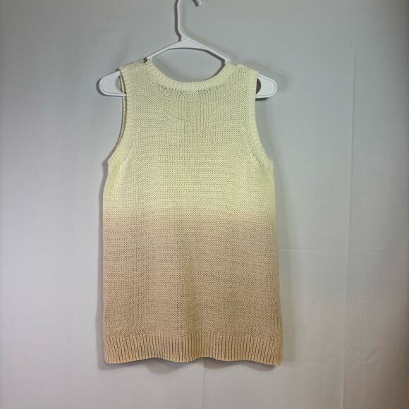 NWT J McLaughlin Alto Cream Beige Ombré Sleeveless Knit Top Size Medium N0278 - Picture 2 of 7